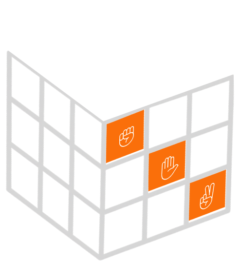 Decorative cube pattern background