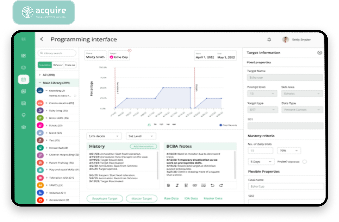 Acquire — ABA programming interface
