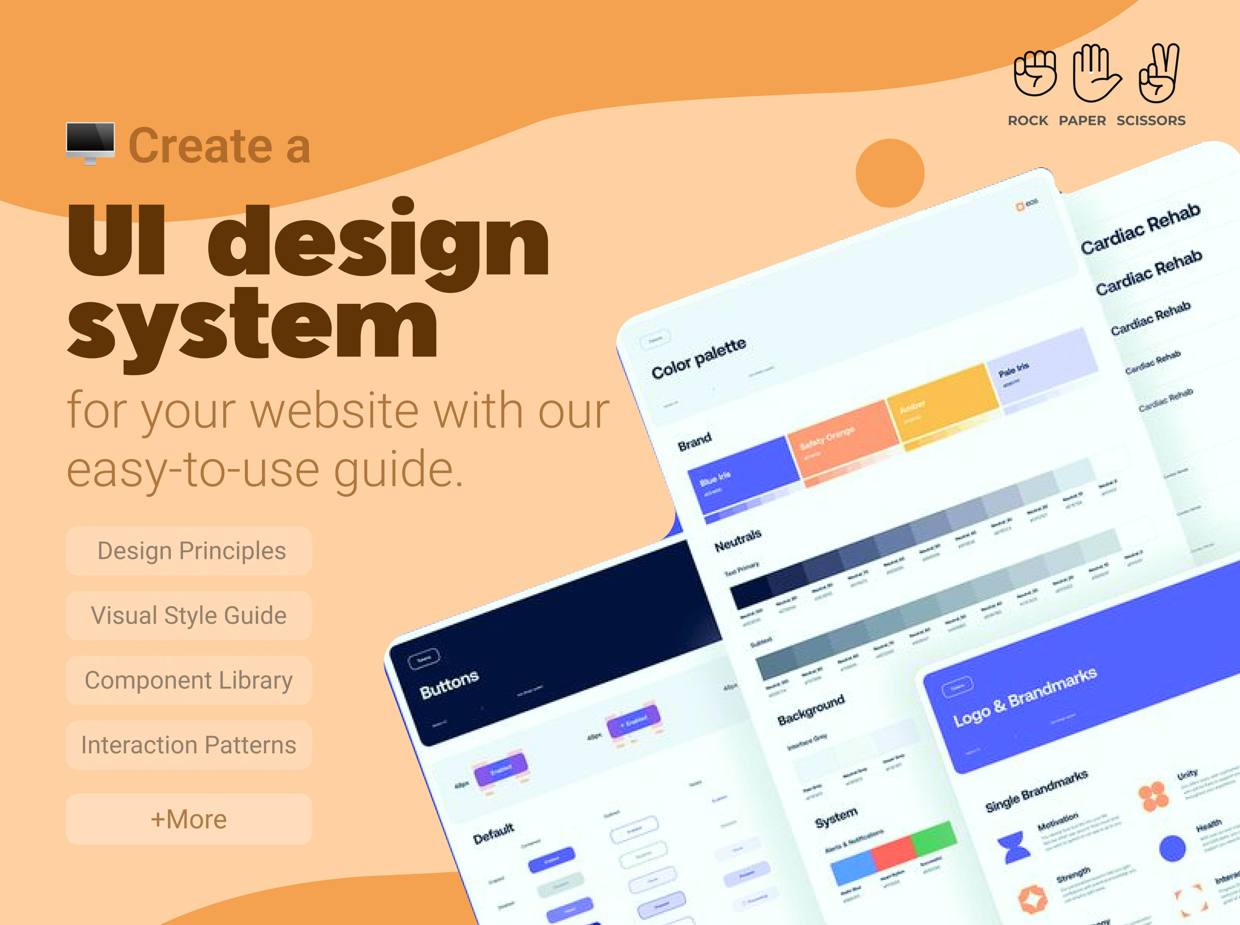 Create a UI design system for your website with our easy-to-use guide