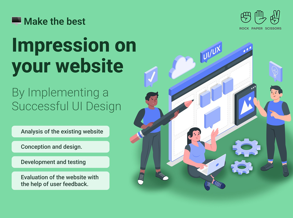 Make the best impression on your website by implementing a successful UI Design