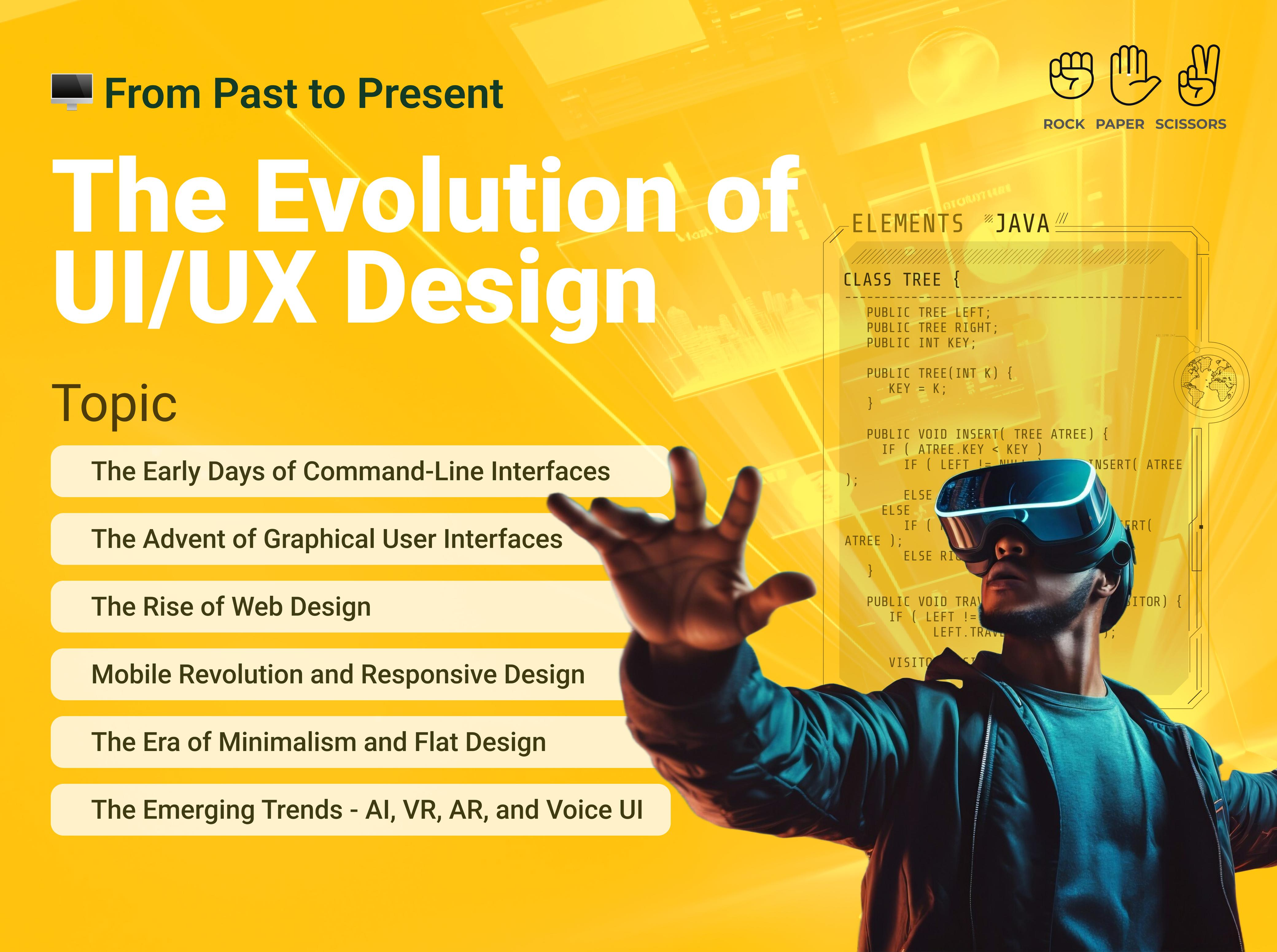 From Past to Present: The Evolution of UI/UX Design