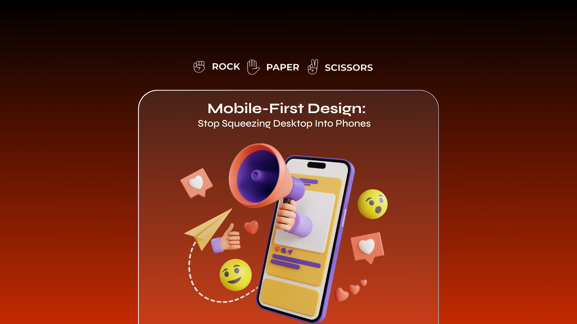 Mobile-First Design: Stop Squeezing Desktop Into Phones