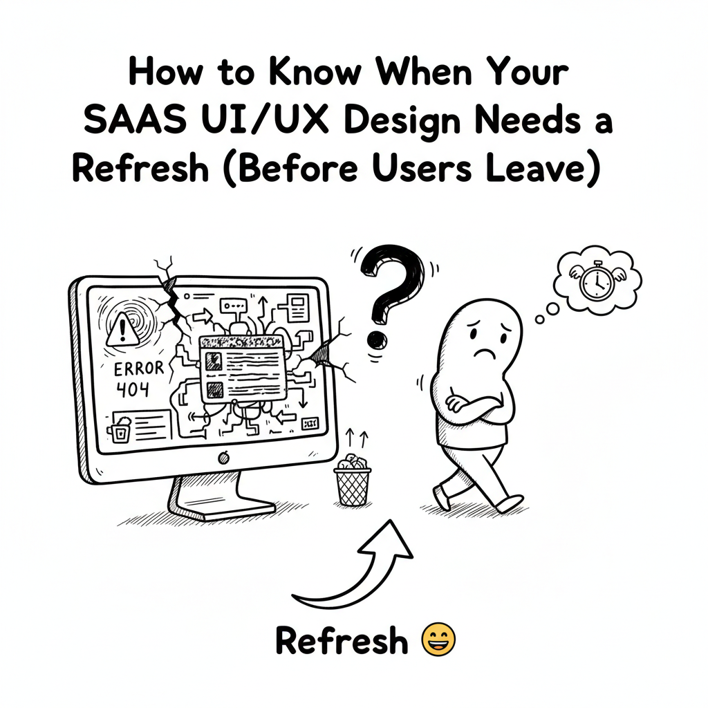 How to Know When Your SaaS UI/UX Design Needs a Refresh (Before Users Leave)