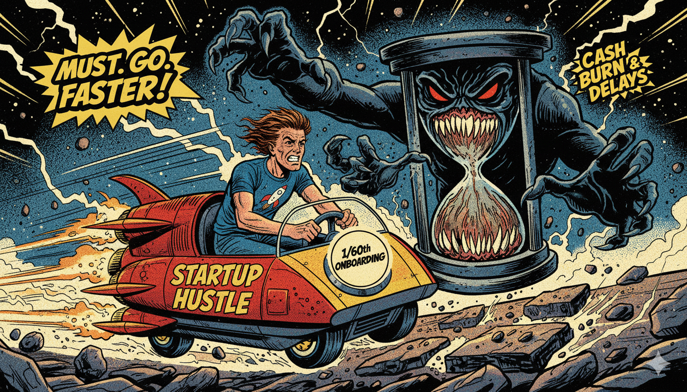 Why 1/60th Onboarding Time Helps Startups Win